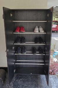 shoe rack wall mounted